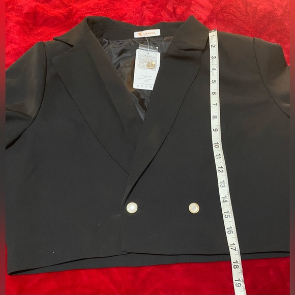 NWT Large Black Skort Suit Measurements in pics Stylish Professional Cute Flare - Picture 3 of 17